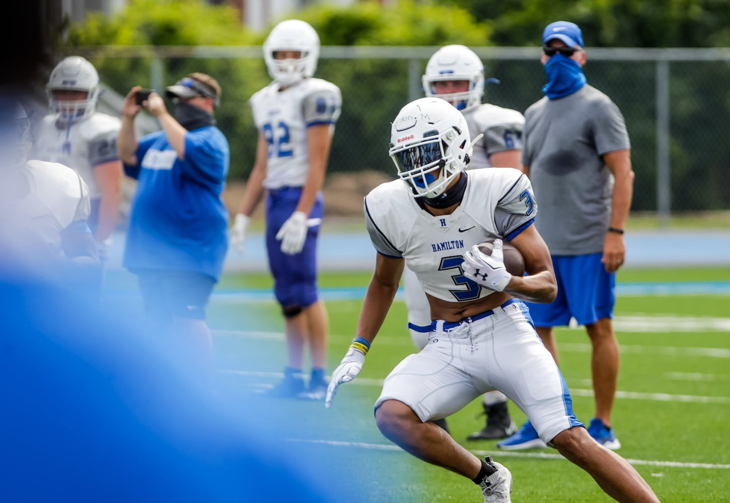 081220 Hamilton football practice