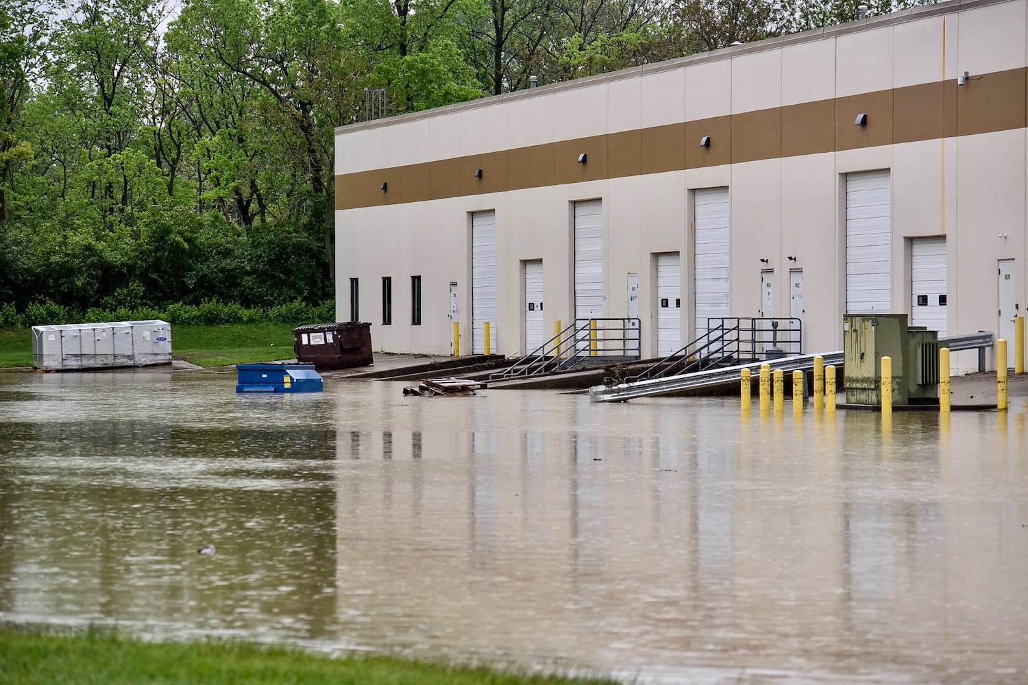 West Chester businesses evacuated due to high water