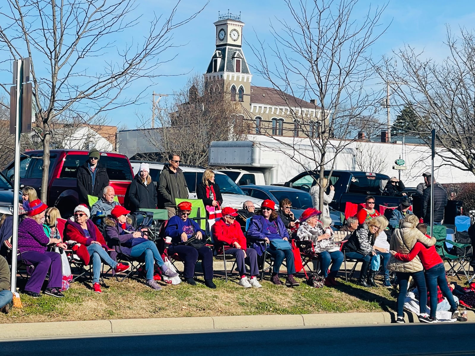 Tens of thousands of people watched the annual horse-drawn carriage parade and festival in downtown Lebanon, Ohio on Sat., Dec. 4, 2021.