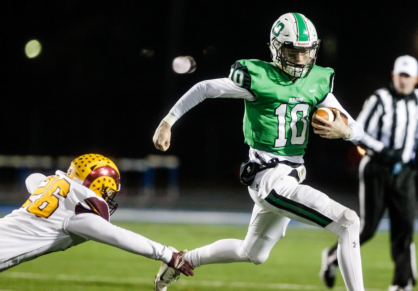 Badin beats Ross in first round of football playoffs