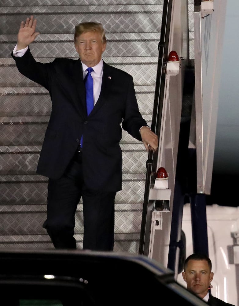 President Trump arrives in Singapore