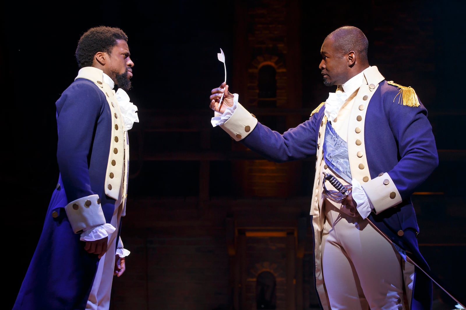 The national tour for “Hamilton” is currently playing Cleveland’s Playhouse Square through Aug. 26 in advance of engagements in Columbus and Cincinnati during the 2018-2019 season. 