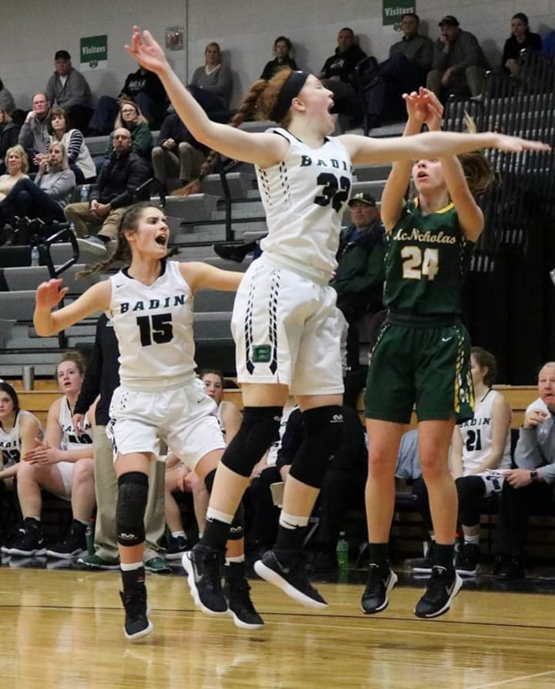 Badin Vs. McNicholas Girls Basketball