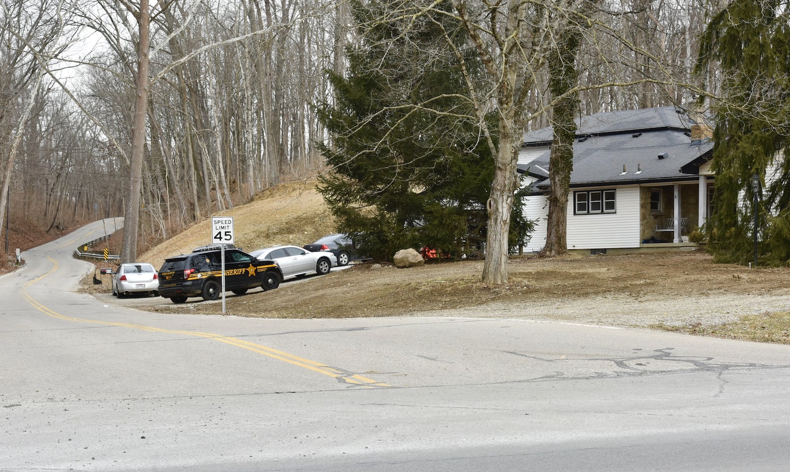 A Ross High School student was shot and killed on Tuesday, Jan. 30, 2018, at this home on Hine Road. NICK GRAHAM / STAFF