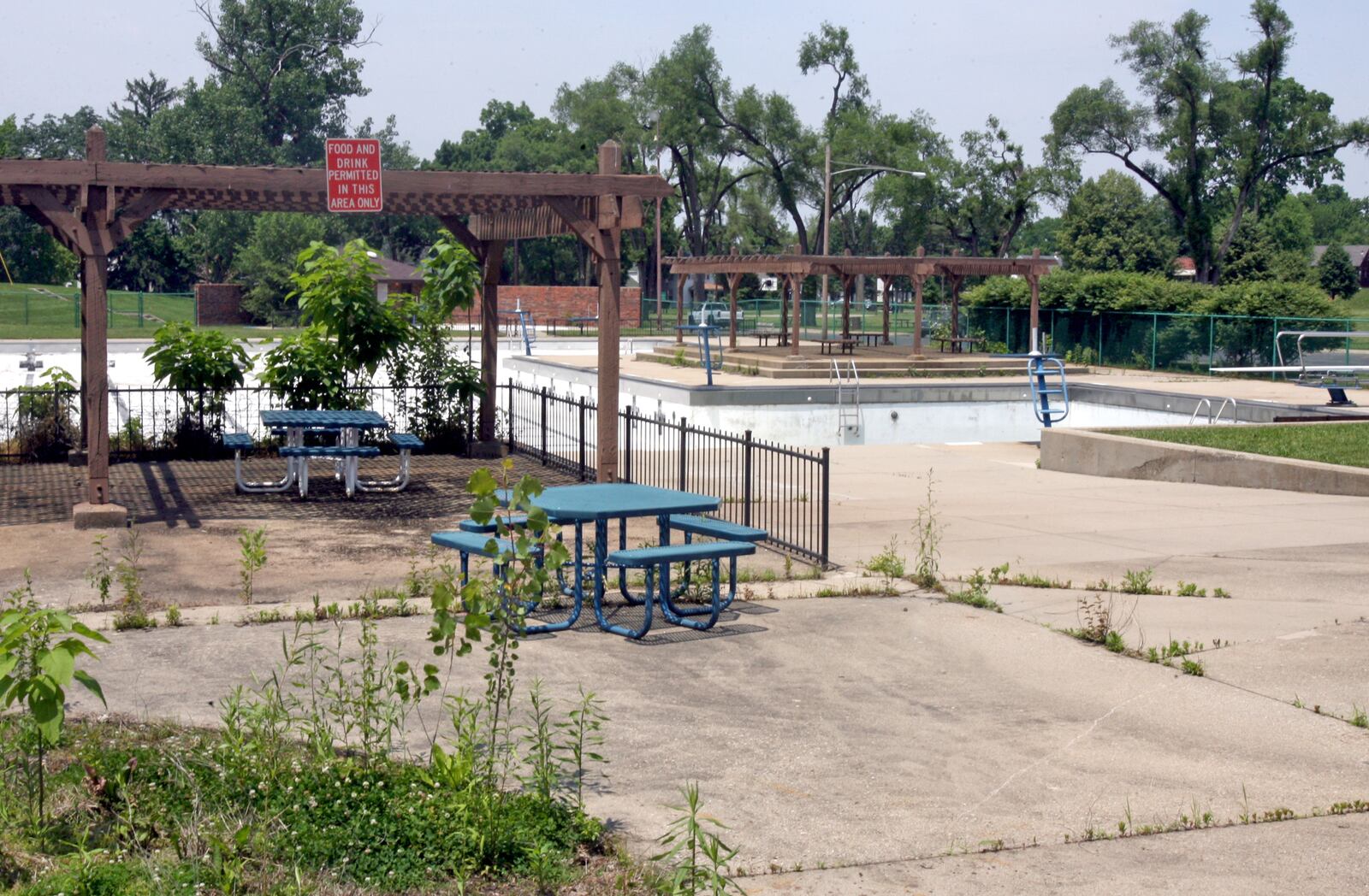 Sunset Pool, one of the two operated by the city of Middletown, closed many years ago. Now City Council plans to hear presentations from two groups about building an aquatic feature in the city. FILE PHOTO