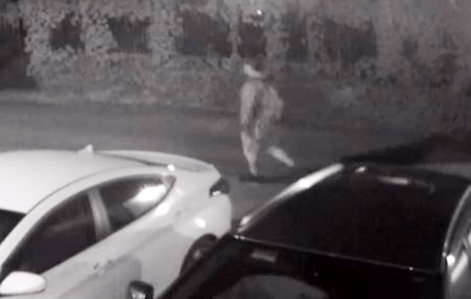 Surveillance video provided by the Dayton Police Department shows shooter Connor Betts walking east in the alley behind Newcom’s at 12:55 A.M. on Sunday, Aug. 4, with a heavy backpack about 10 minutes before he opened fire on East Fifth Street, killing nine and injuring more than two dozen. DAYTON POLICE DEPARTMENT