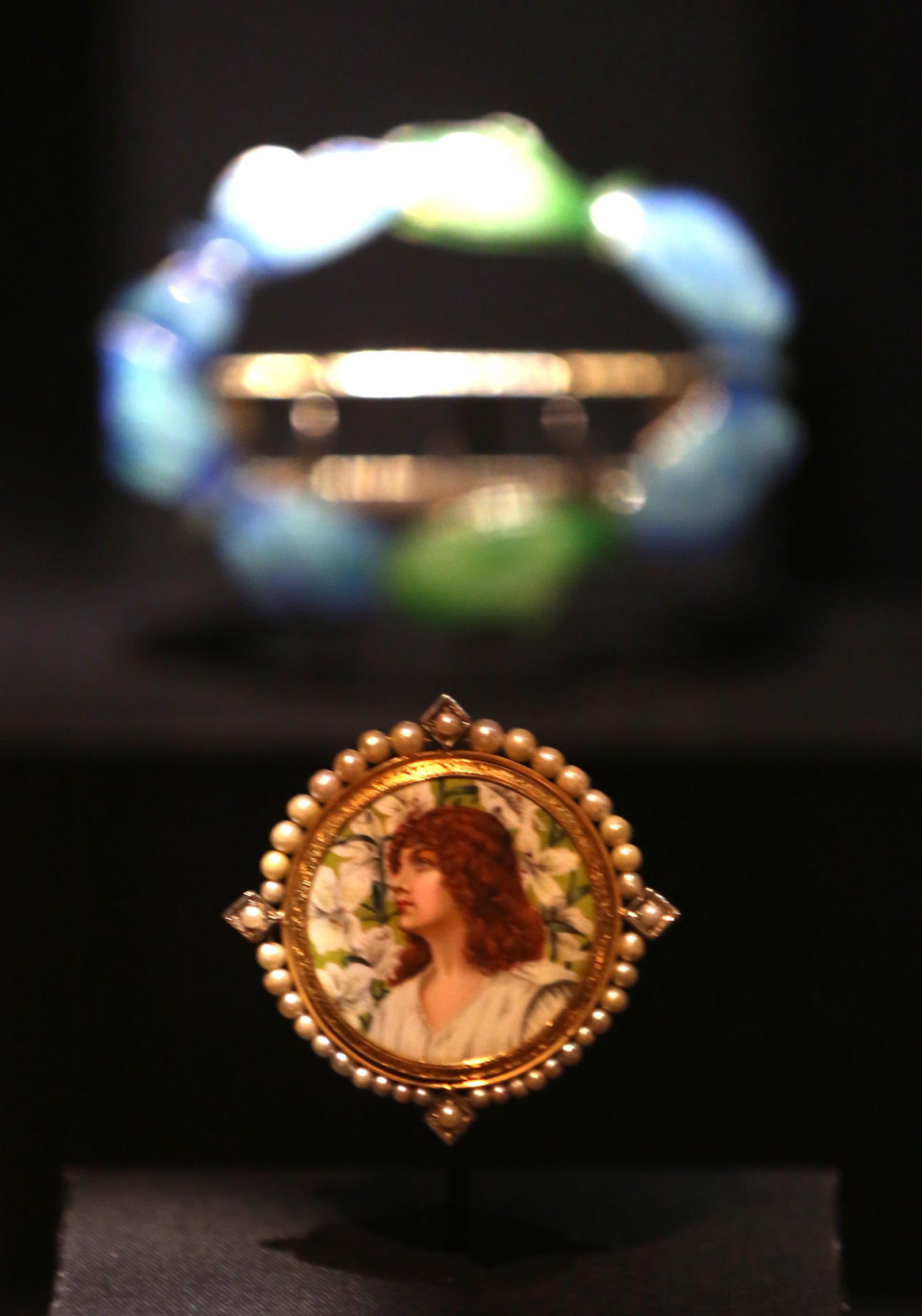 âMaker & Muse: Women and Early Twentieth Century Art Jewelryâ is on display at the Dayton Art Institute. through Jan. 19, 2020. The exhibition focuses on the role of women, both as inspiration and as designers from 1880 through the 1920s. LISA POWELL / STAFF