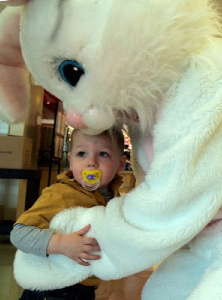 Easter Bunny visits Cincinnati Children's Liberty Campus