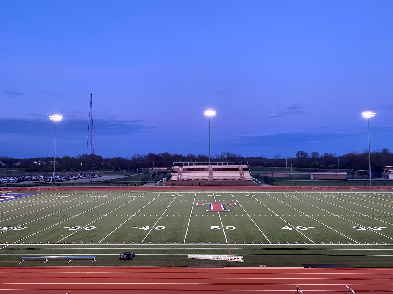 PHOTOS: Butler County high schools honor Class of 2020 with stadium lights displays