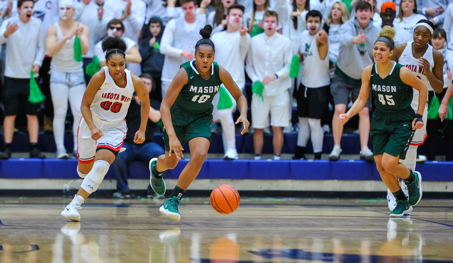 Mason vs Lakota West girls basketball