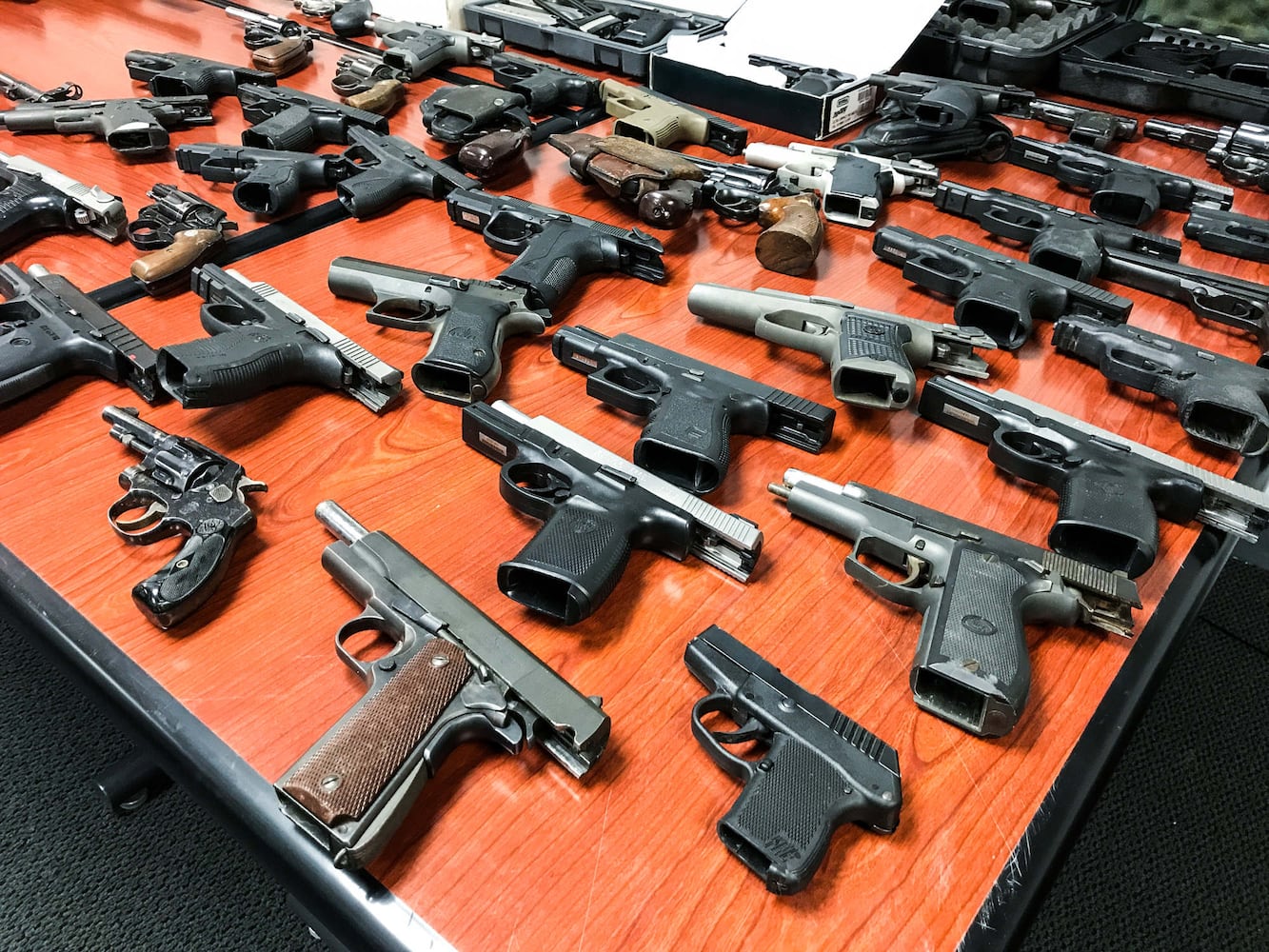 Over 100 Guns Seized in Butler County