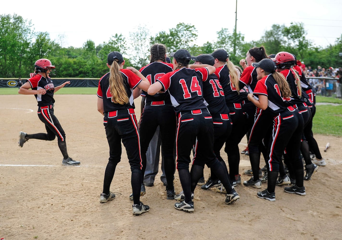 Lakota East vs West Softball