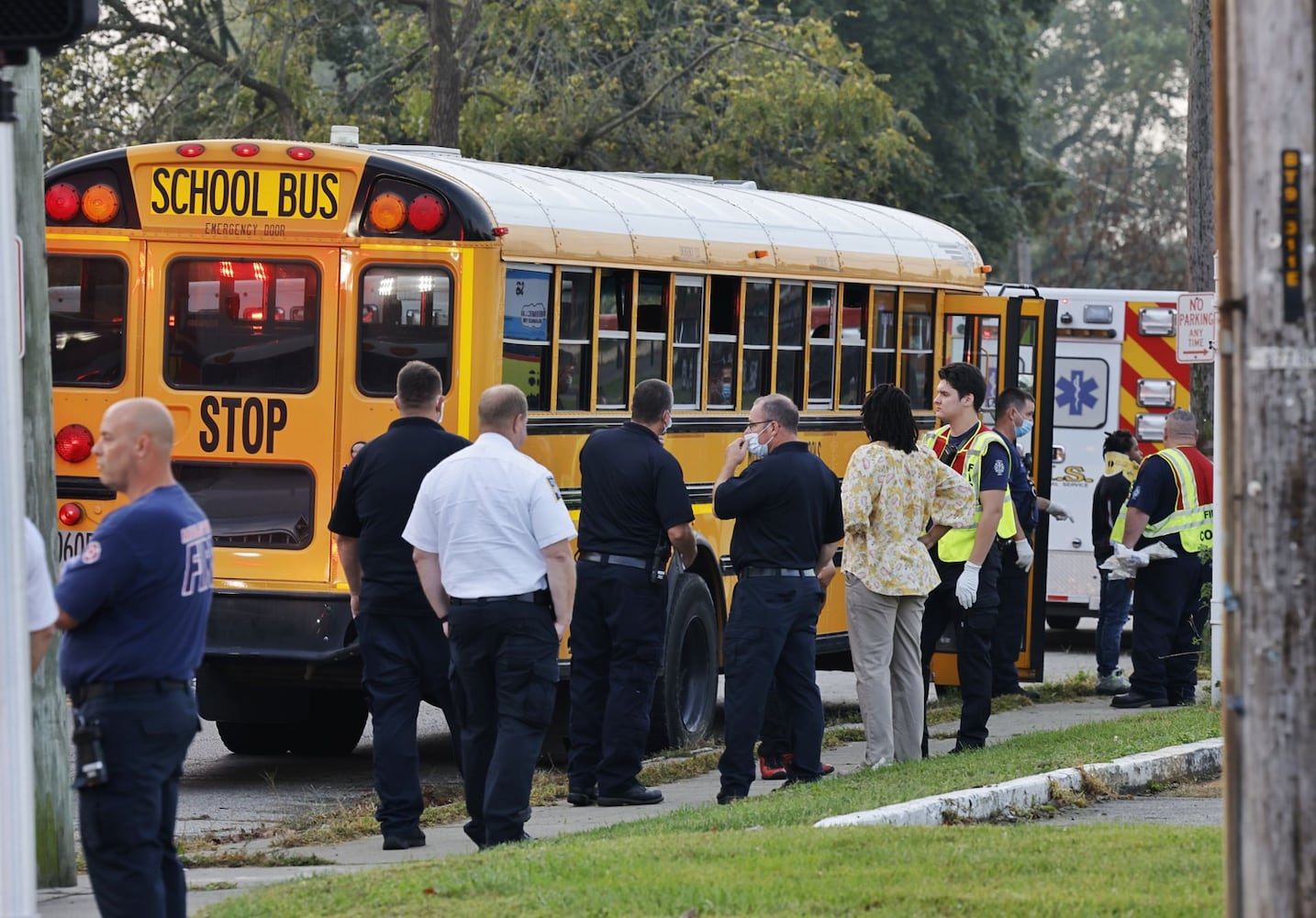 School bus crash