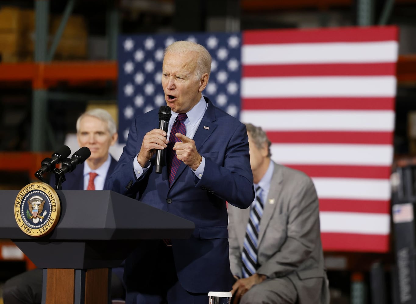 President Joe Biden in Hamilton