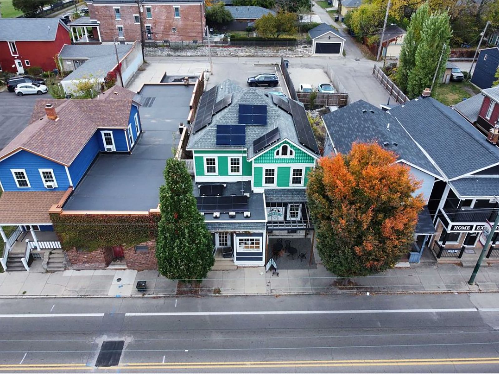 The Cat Cafe in Dayton installed solar panels earlier this year. They are one in a growing number of nonprofit organizations that have installed solar when the federal tax credit opened to nonprofits.