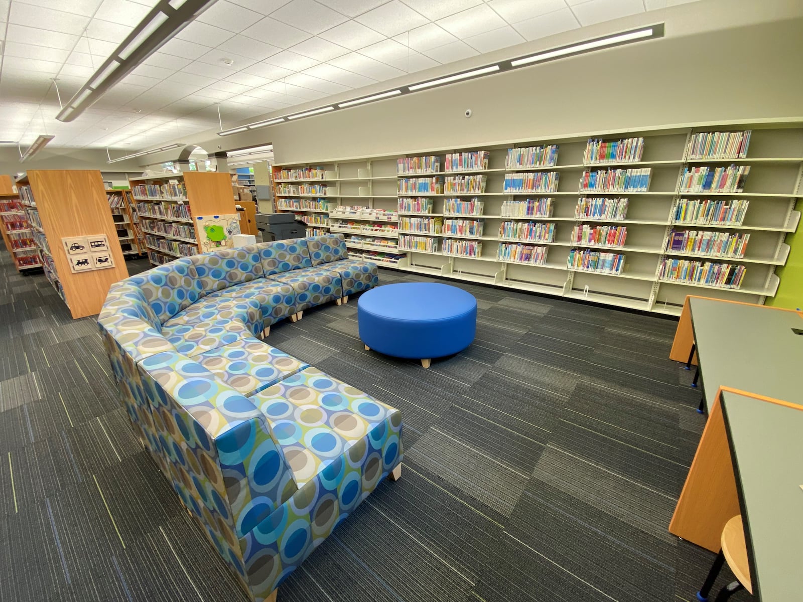 This is a view of the new children's area located in the new $4 million, 4,500 square-foot addition to the Springboro Public Library which opens on Sept. 22. CONTRIBUTED/FRANKLIN-SPRINGBORO PUBLIC LIBRARY SYSTEM