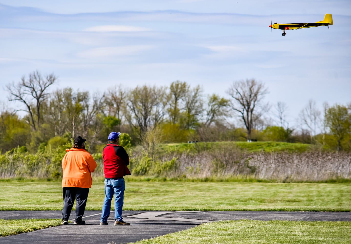 People enjoy the Spring weather in Hamilton