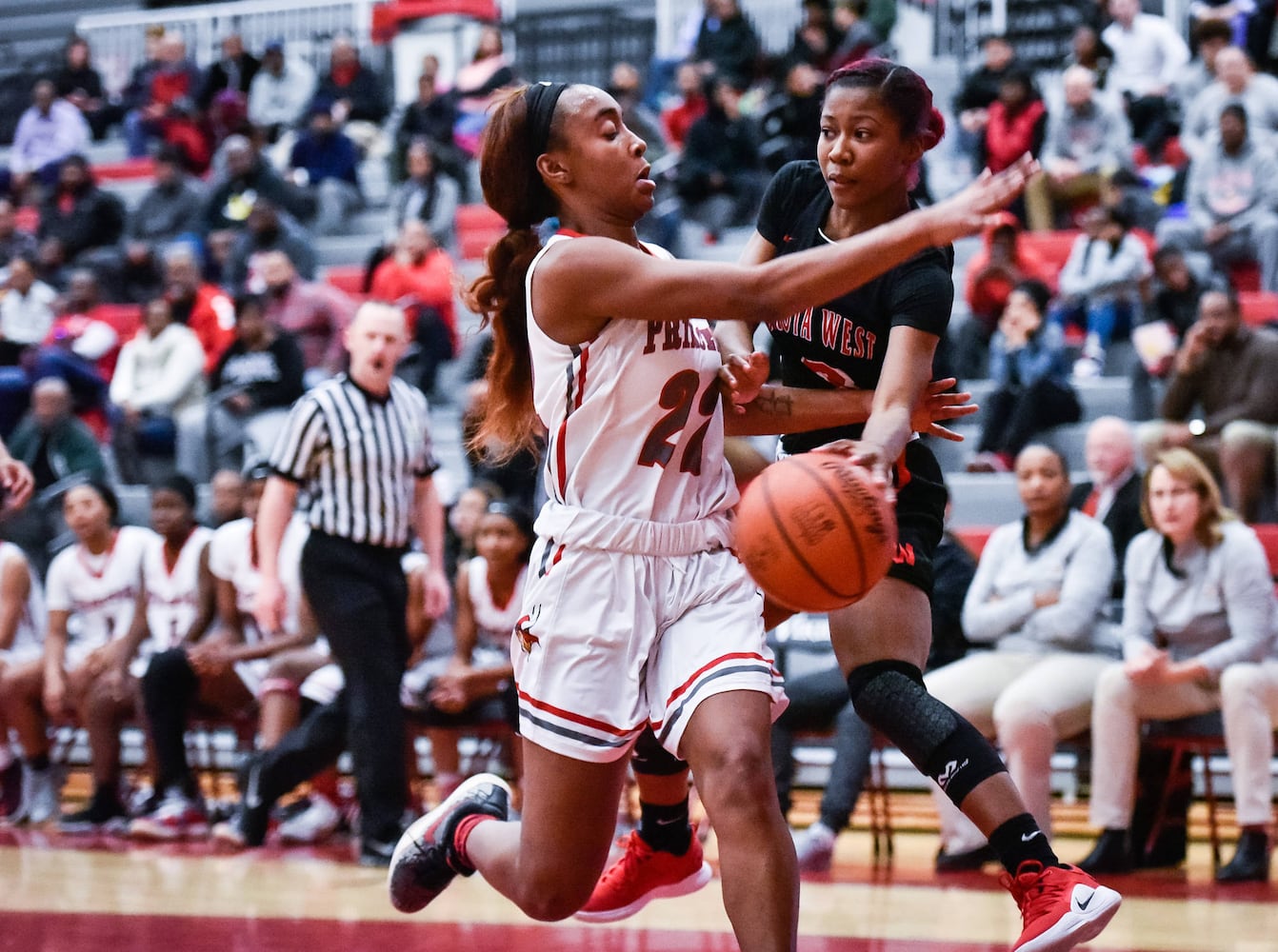 Lakota West girls basketball beats Princeton to give coach Fishman 400th win