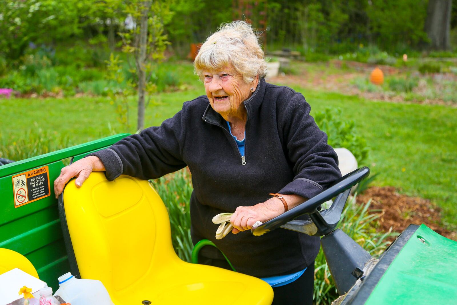 Mary's Plant Farm & Landscaping is a family business that was started 41 years ago and is still run by owner Mary Harrison, who is 95 years old.