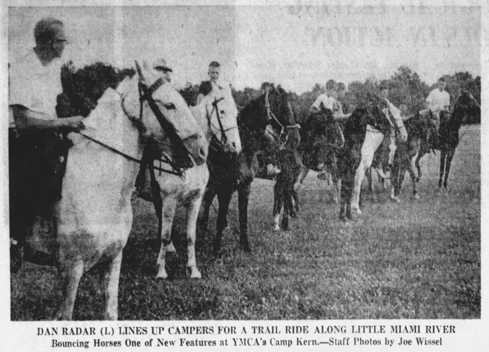 Camp Kern riding stables. DAYTON DAILY NEWS ARCHIVES 1962.