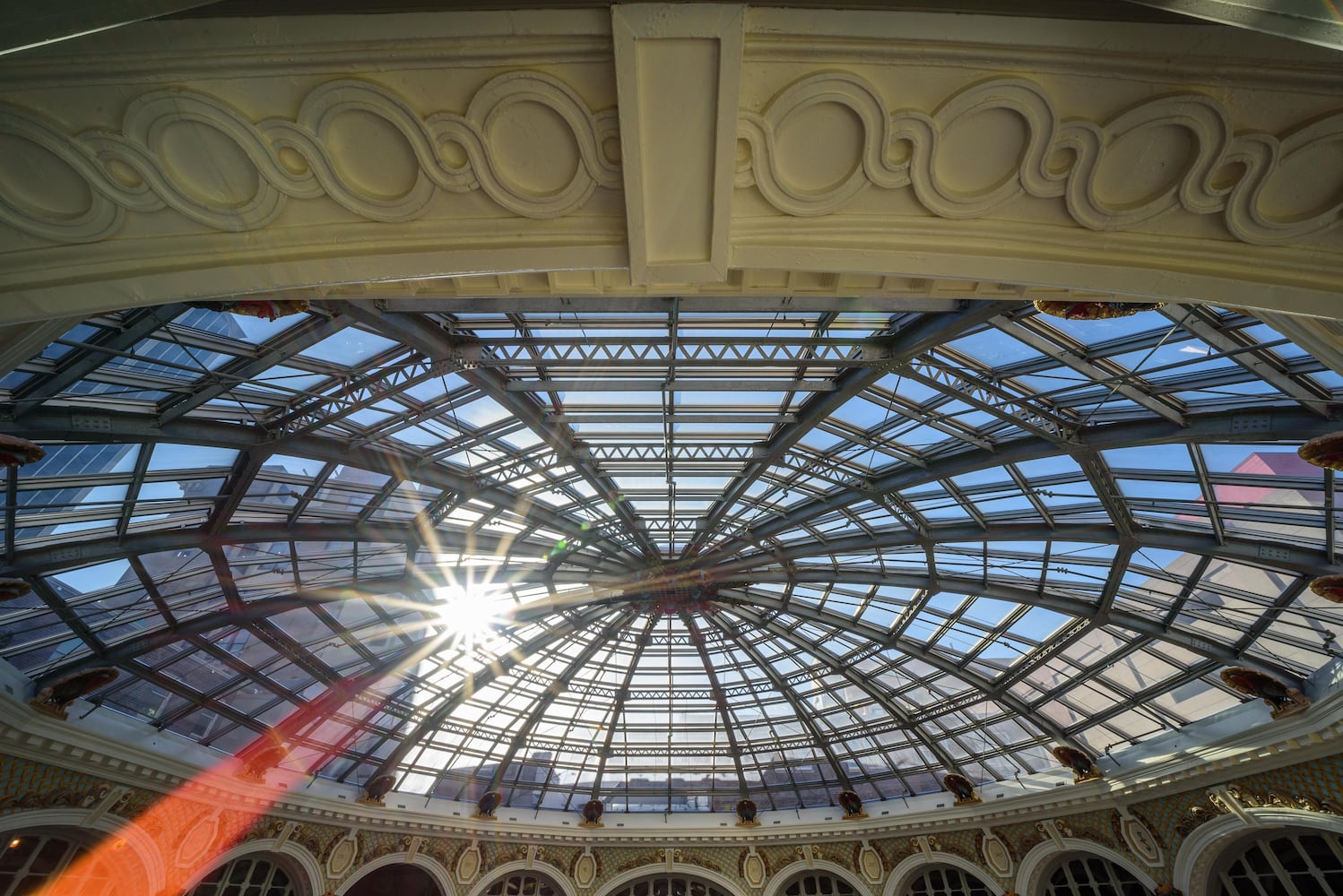 Dayton Arcade construction October 2020