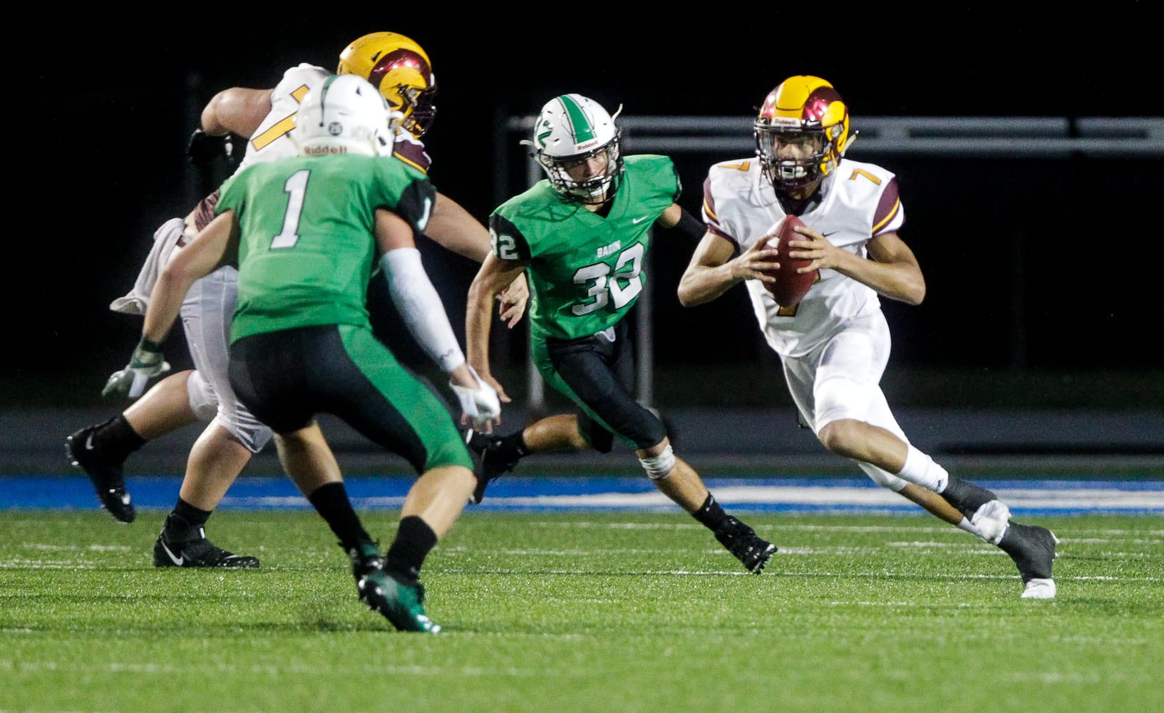 Ross beats Badin 20-19 in season opener football