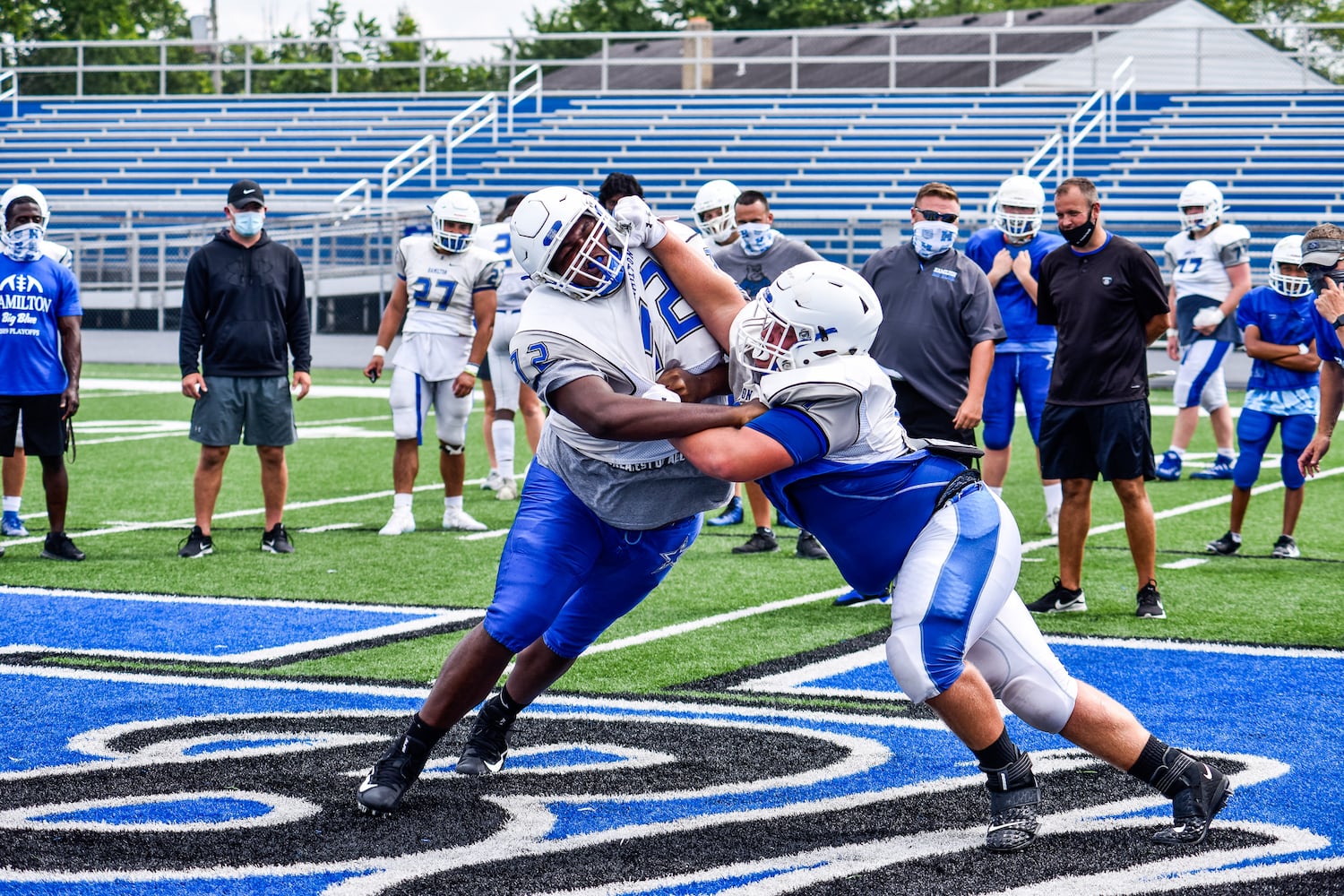 081220 Hamilton football practice