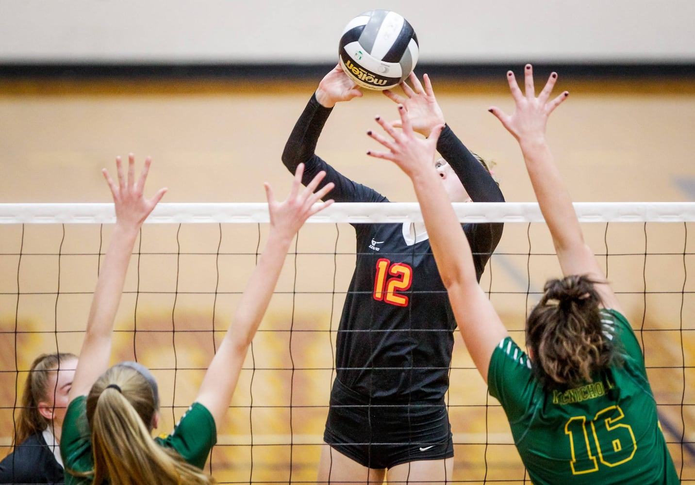 Fenwick vs McNicholas regional volleyball semifinal