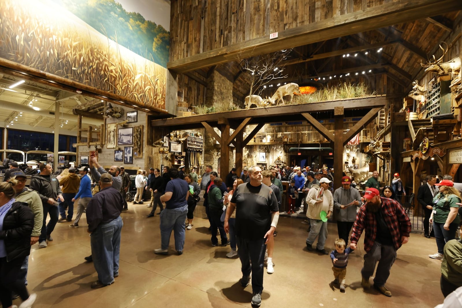 Bass Pro Shops celebrates the grand opening of their new store Wednesday, Feb. 21, 2024 in West Chester Township. NICK GRAHAM/STAFF