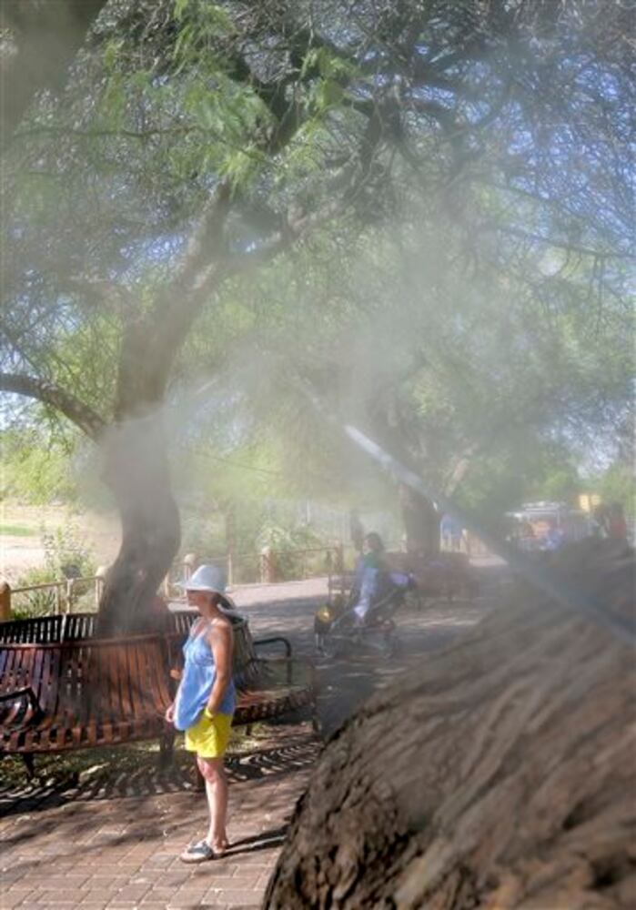 Beating the heat at the zoo