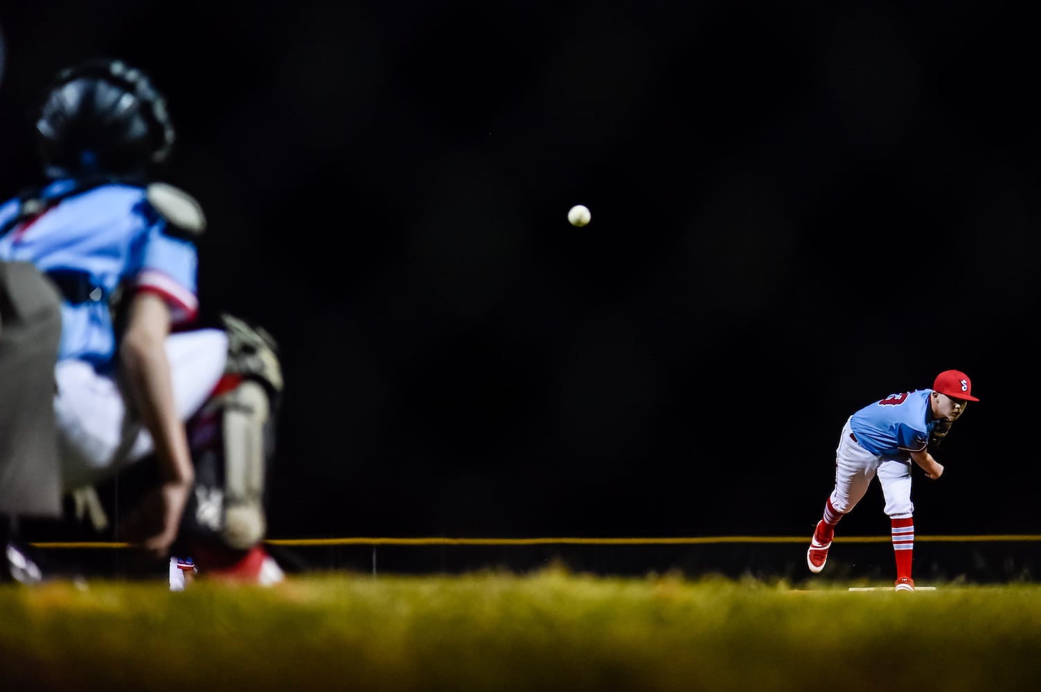 Youth baseball teams get back in action just after midnight