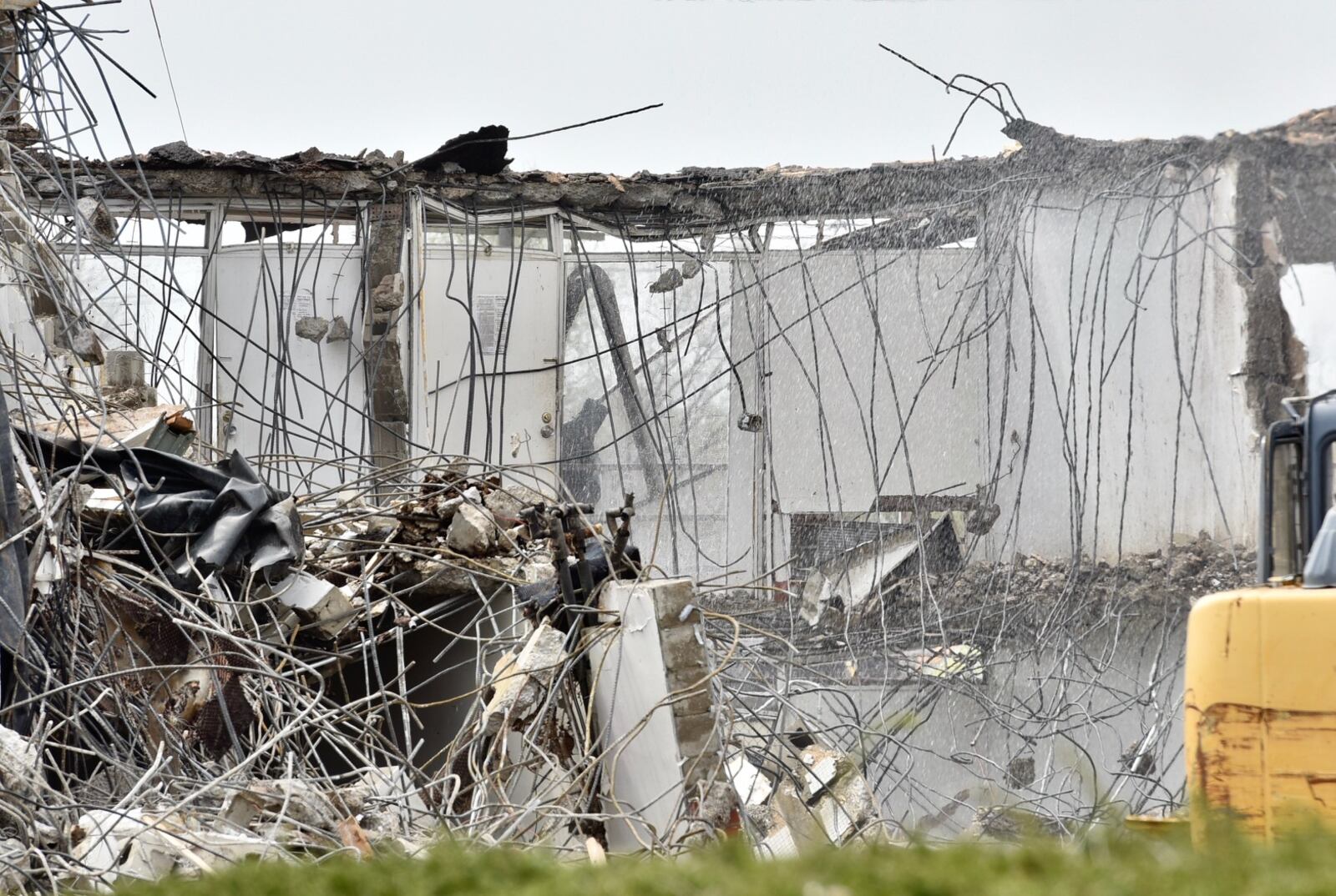 Hamilton Inn is being torn down to make way for an expansion project for Hamilton Caster. NICK GRAHAM/STAFF