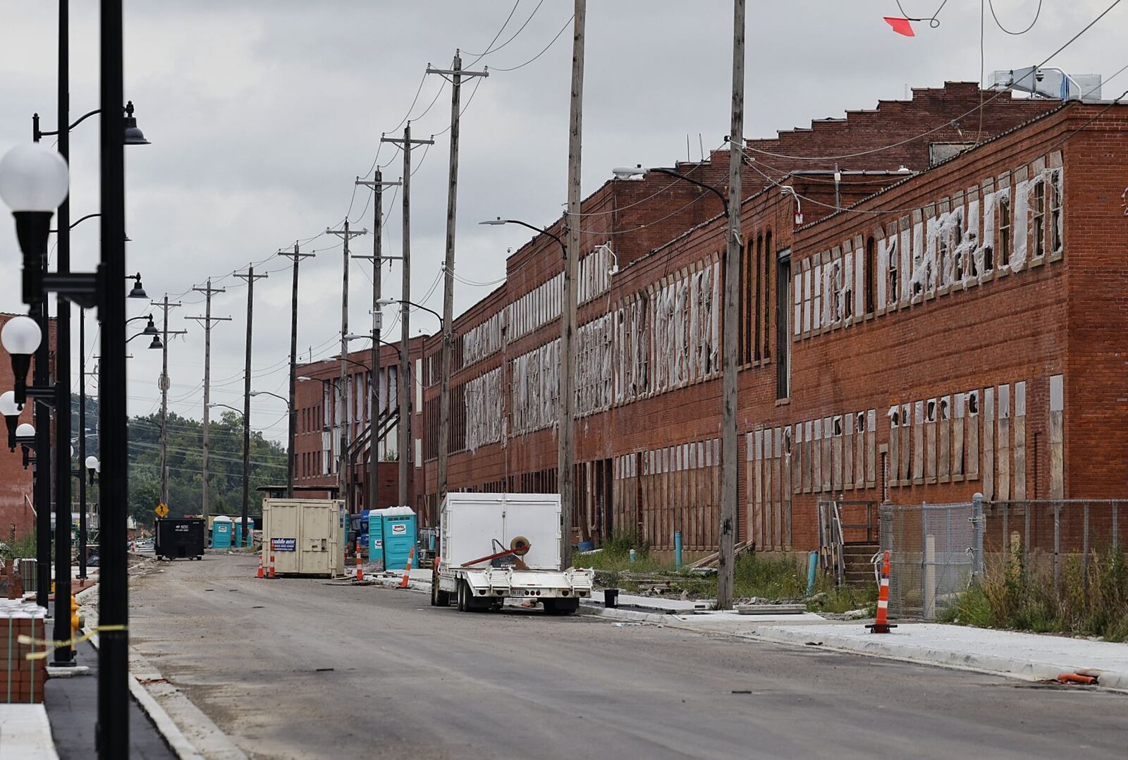 Construction continues on Spooky Nook Sports Champion Mill Monday, Aug. 30, 2021 in Hamilton. NICK GRAHAM / STAFF