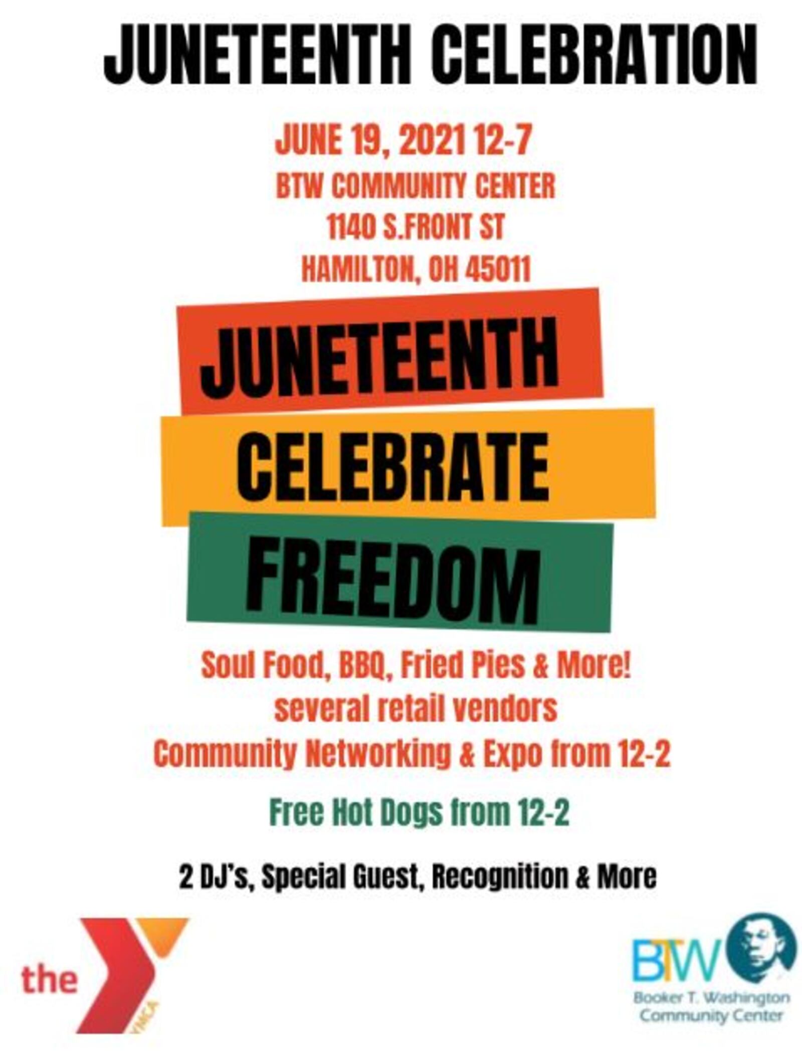 Here's a flier for Hamilton's Juneteenth Celebration. PROVIDED