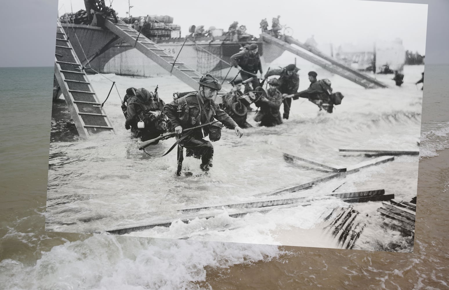 Photos: D-Day invasion then and now