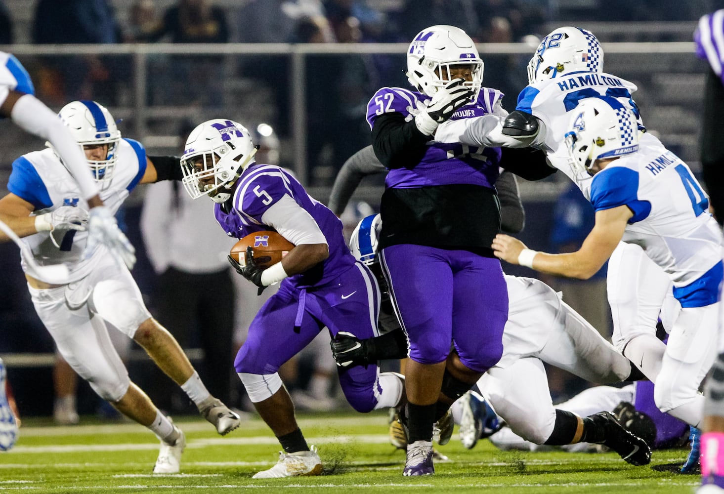 Hamilton Big Blue football beats Middletown Middies Friday, Oct. 19