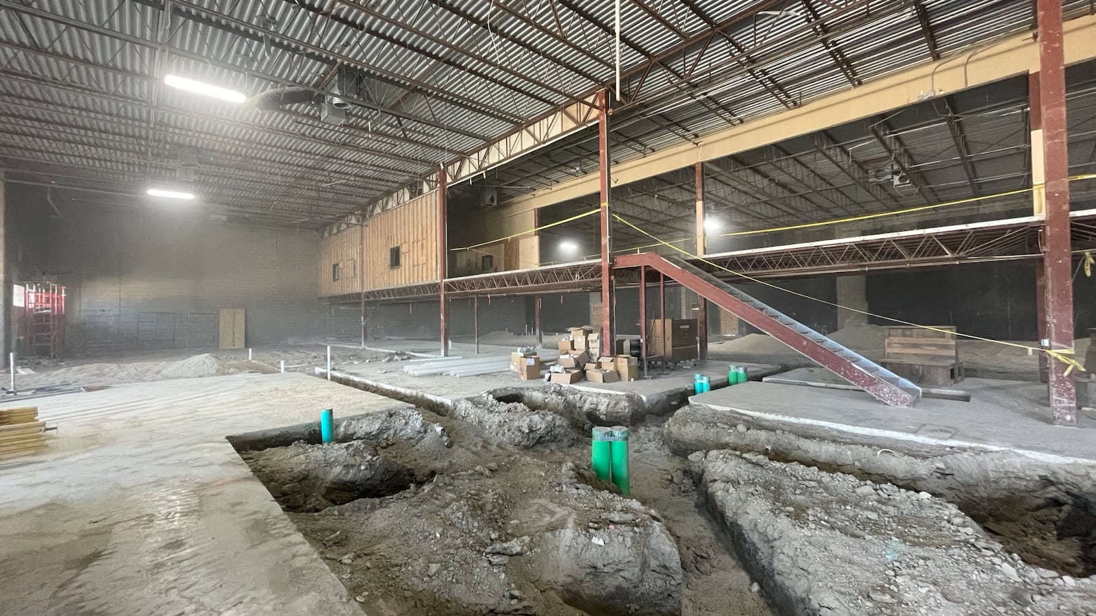 Shooters Sports Grill is expected to be open on NW Washington Boulevard in early 2024 with a grand opening hopefully before the Super Bowl. Pictured is construction progress on the building on Friday, Sept. 15, 2023. MICHAEL D PITMAN/STAFF