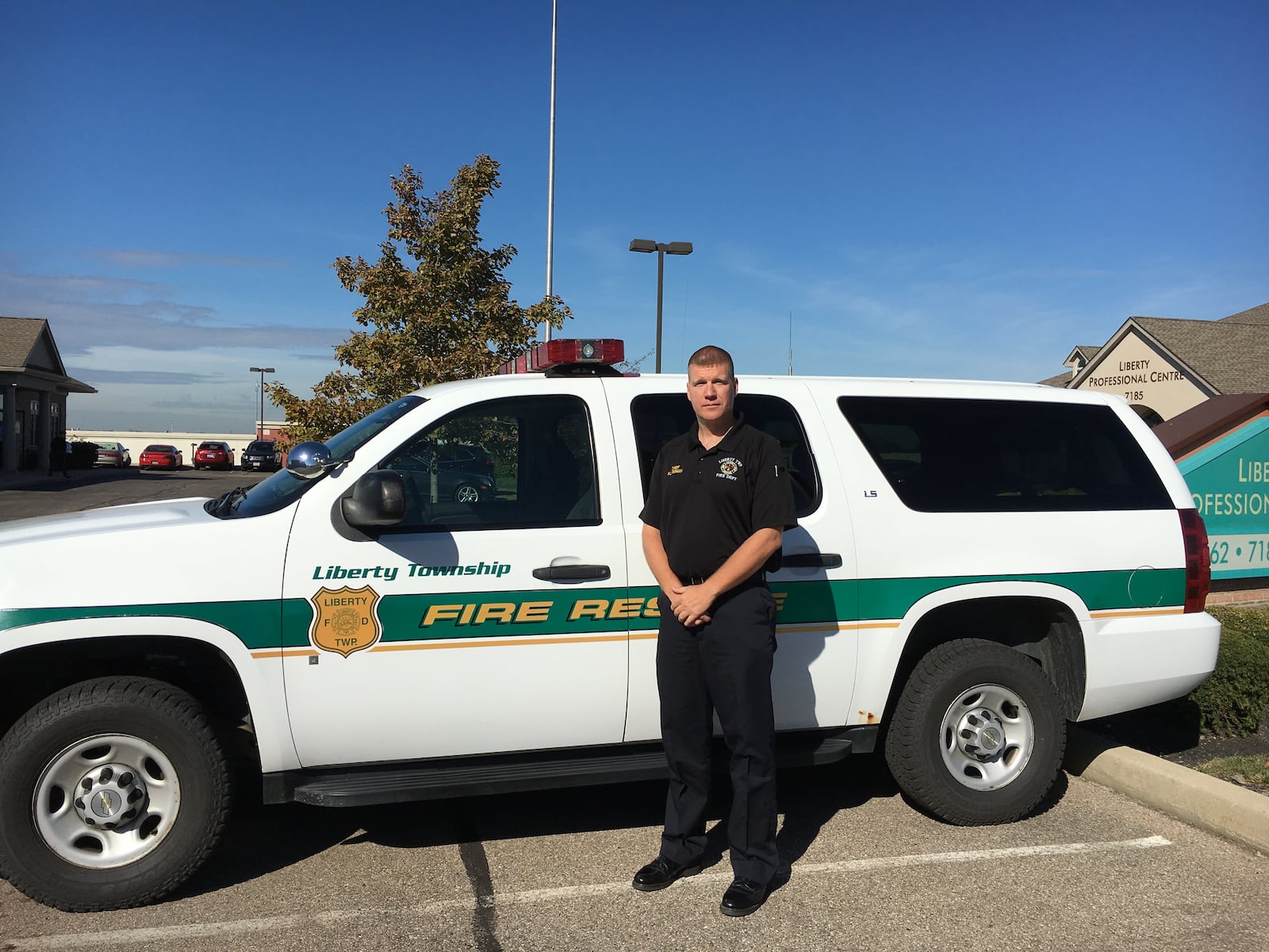 New Liberty Twp. Fire Chief Ethan Klussman