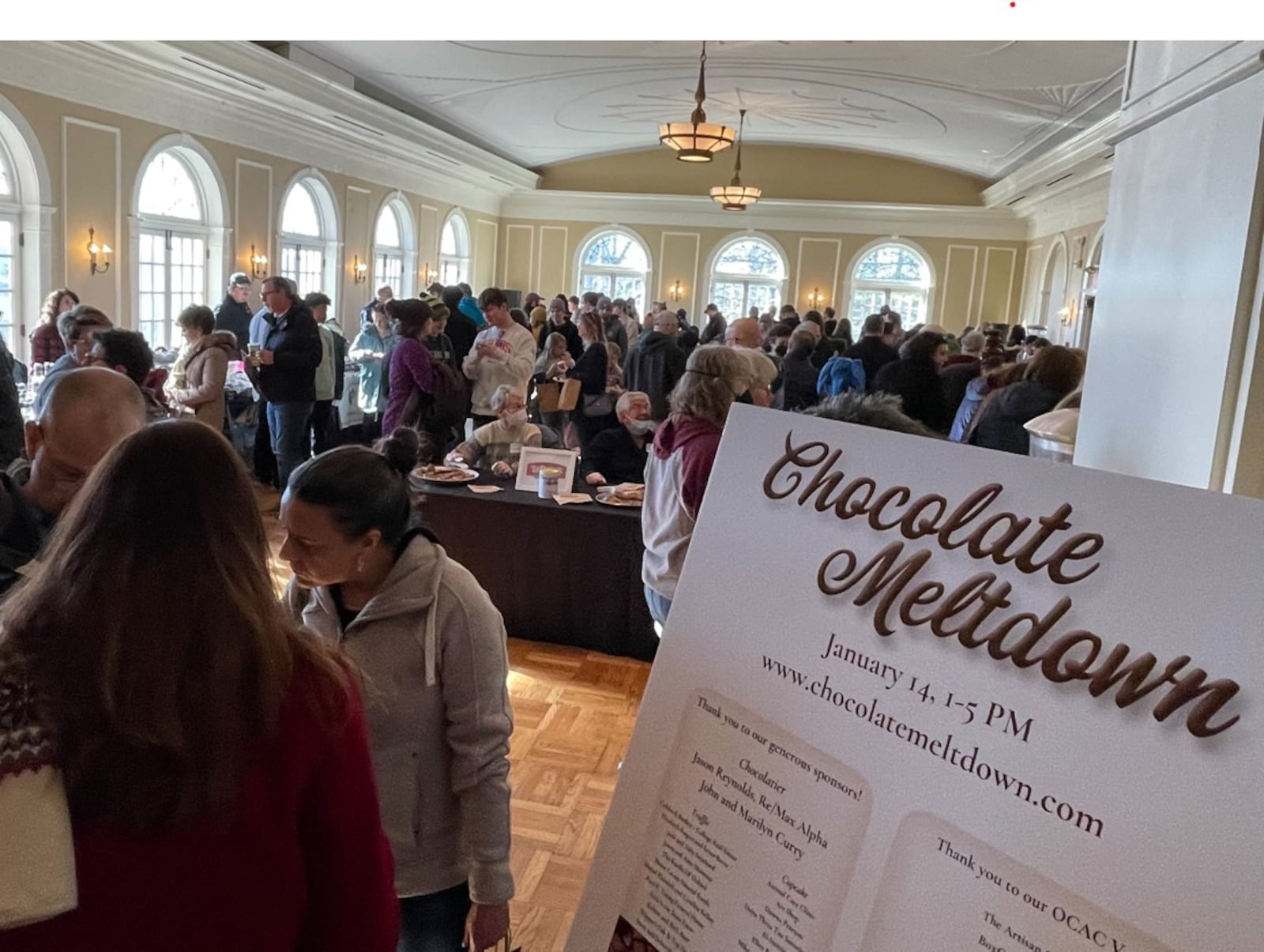 The annual Chocolate Meltdown at the Oxford Community Arts Center on College Avenue drew lots of guests who paid for tastings of samples of treats at various vendor booths. There were also assorted chocolate goodies for sale, a free smores table for children, horse trolley rides and a coffee truck outside. In Uptown Oxford there were various free games and inflatables for families to enjoy. STAFF PHOTOS