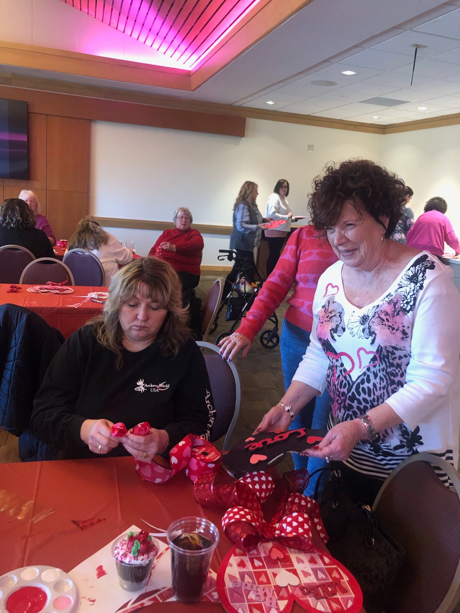 Fairfield Parks and Recreation will host a Galentine’s Day Lunch Feb. 10 at Fairfield Community Arts Center. Pictured are participants at the 2023 Galentine’s Day Lunch in Fairfield. CONTRIBUTED