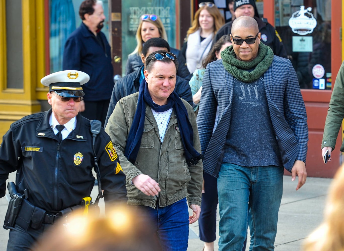 PHOTOS: Downtown Hamilton celebrates ‘Hamilton’ musical actors’ visit to Alexander Hamilton statue