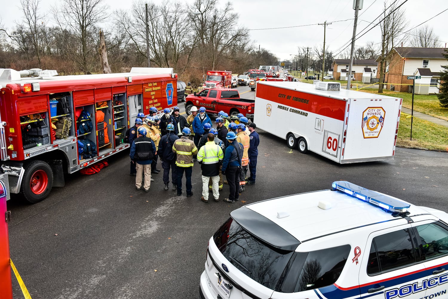 PHOTOS: Middletown apartment building collapse injures 1