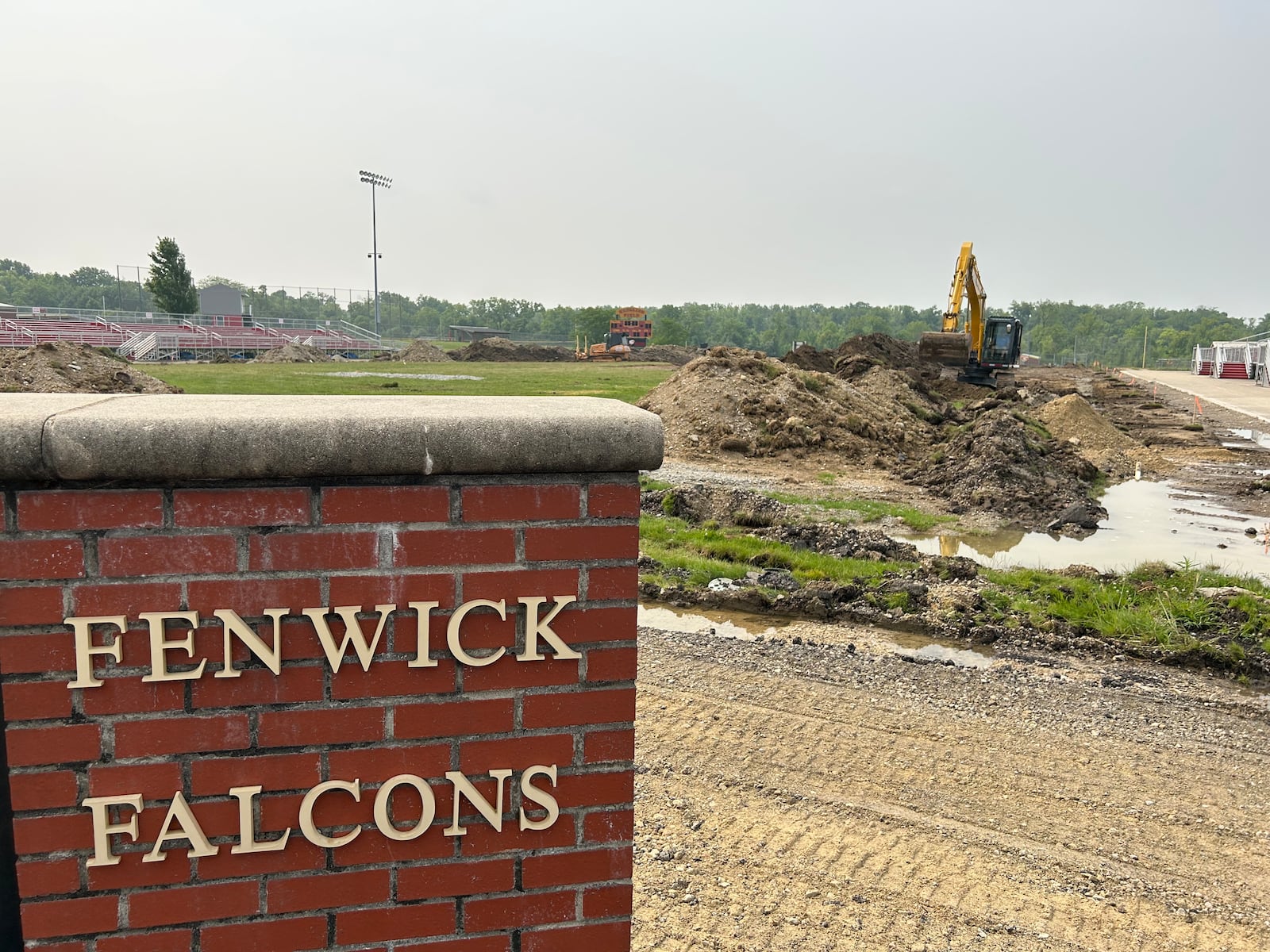 Fenwick High School plans to dedicate its renovated football field when the Falcons host McNicholas for homecoming on Oct. 6. RICK McCRABB/STAFF