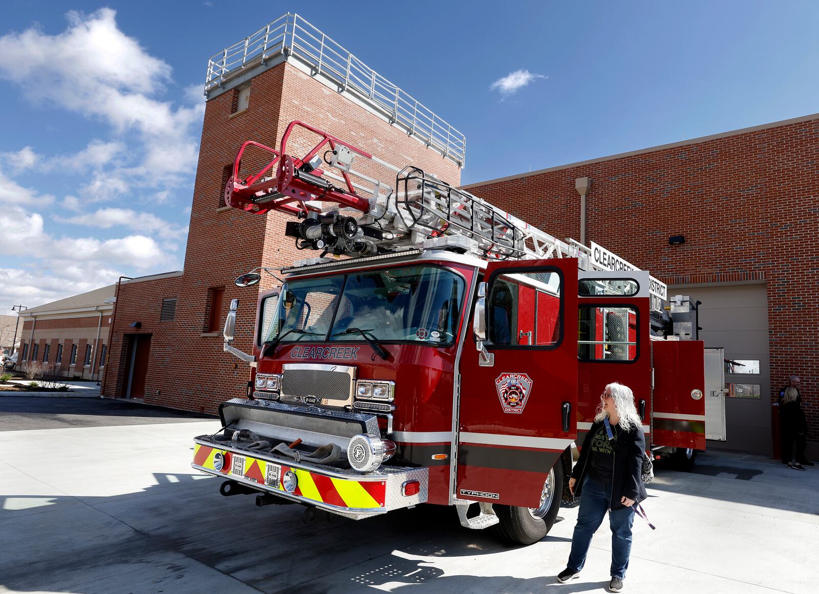 The Clearcreek Fire District held a grand opening celebration Monday, March 24, 2025, of Station 24, its 22,000-square-foot new fire station and headquarters in Springboro. MARSHALL GORBY\STAFF