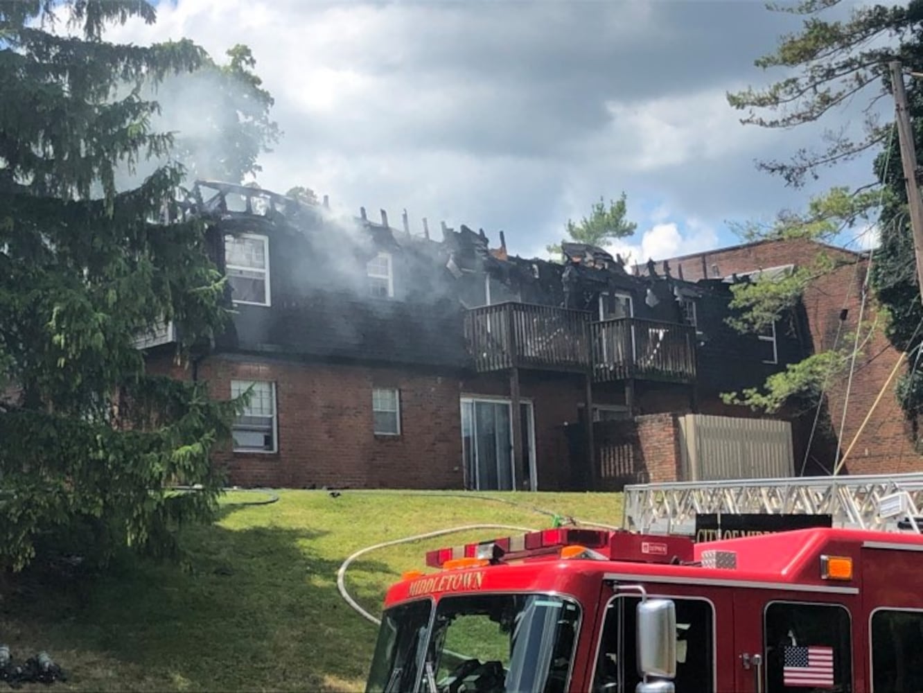 PHOTOS: Apartment fire in Middletown