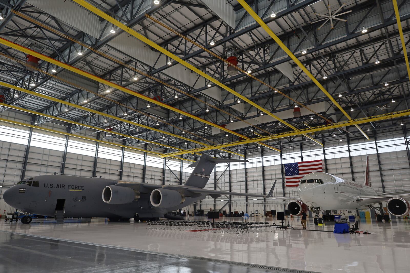 Sierra Nevada Corp.'s  Aviation Innovation and Technology Center is located at the Dayton International Airport.