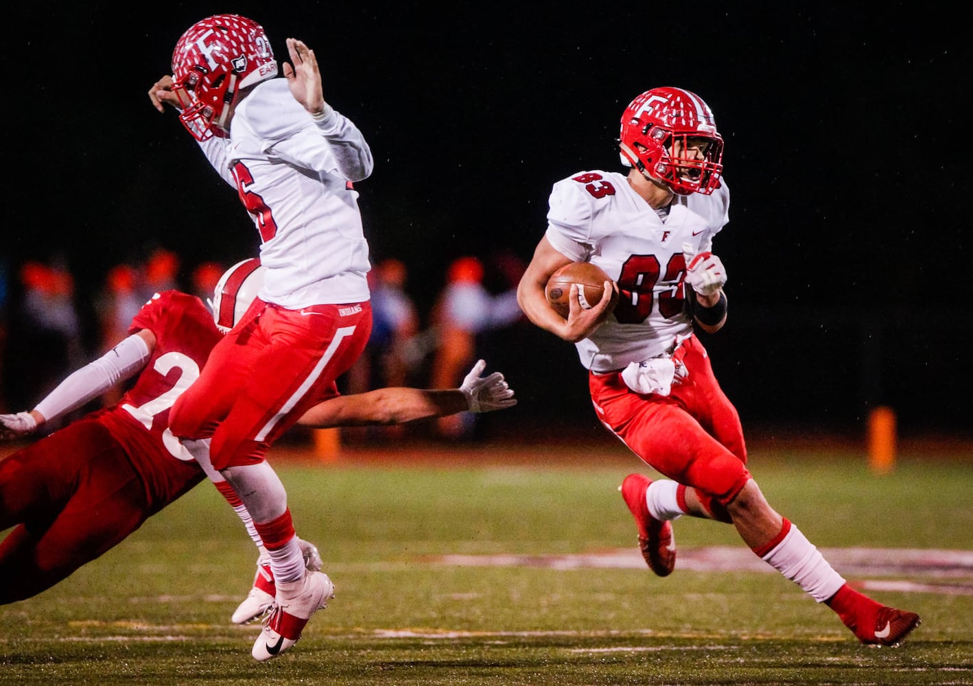 Fairfield vs Milford playoff football