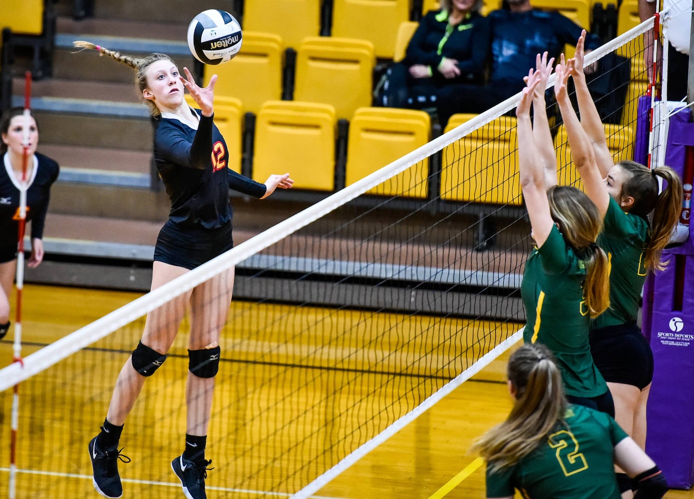 Fenwick vs McNicholas regional volleyball semifinal