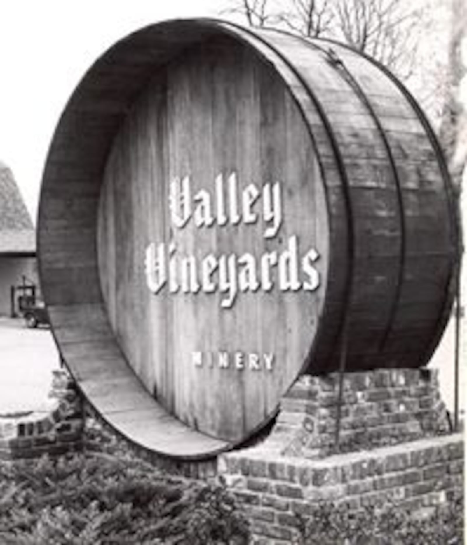 A view of the well-known Valley Vineyards sign seen in decades past. CONTRIBUTED