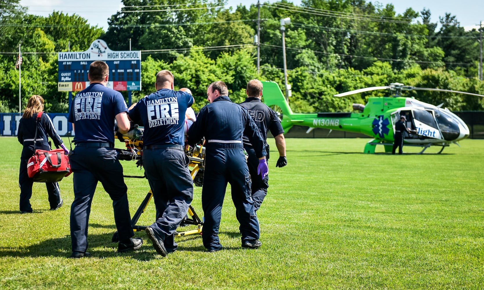 Hamilton police holds active shooter training at Hamilton High